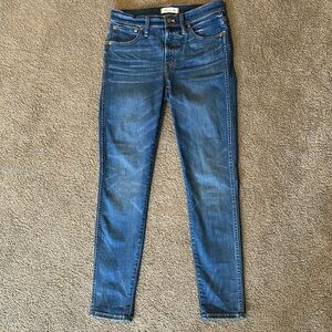 Madewell High-Rise Skinny Jeans in Gracey Wash. Perfect Condition.